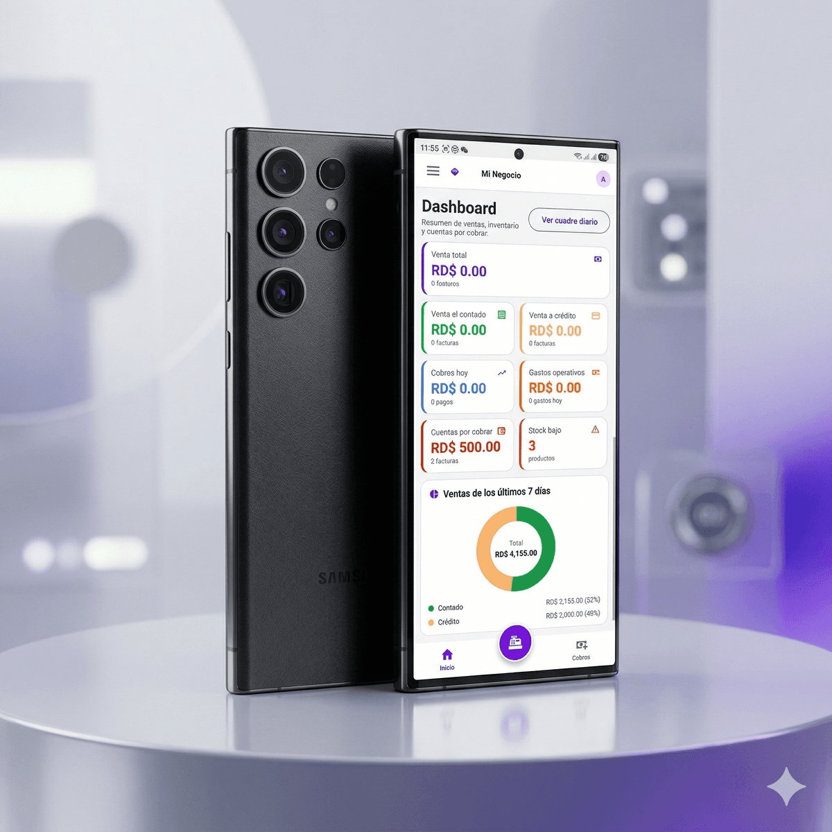 MOVOPos Aplicación Móvil en Smartphone Android
