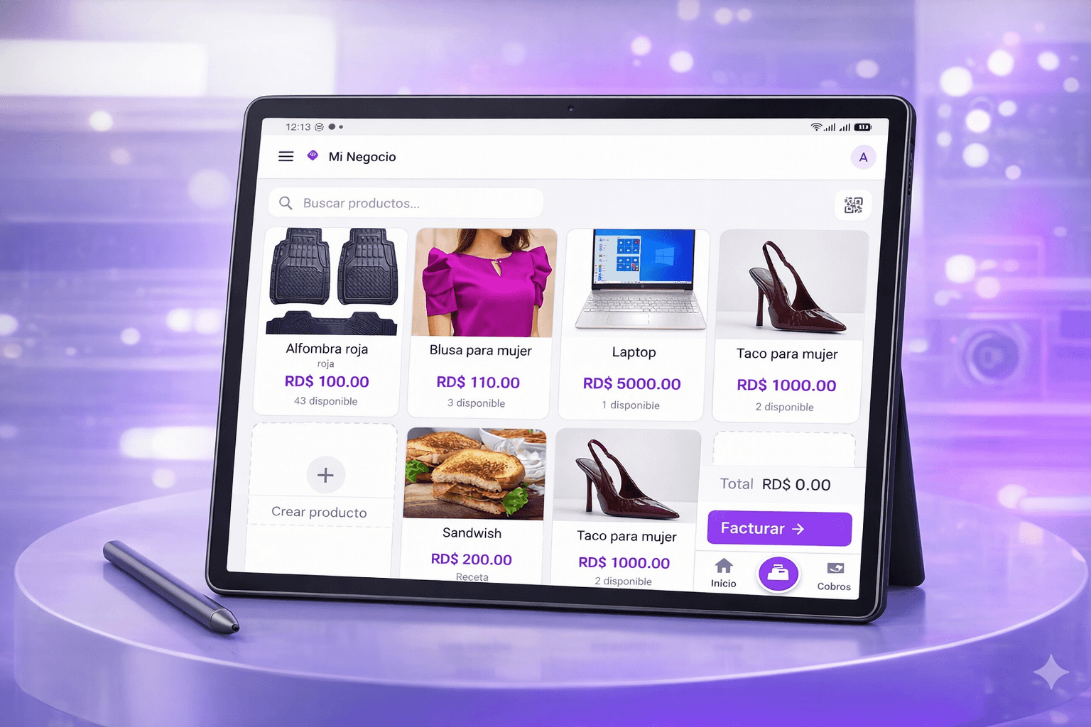 Punto de venta para tablet Android con MOVOPos